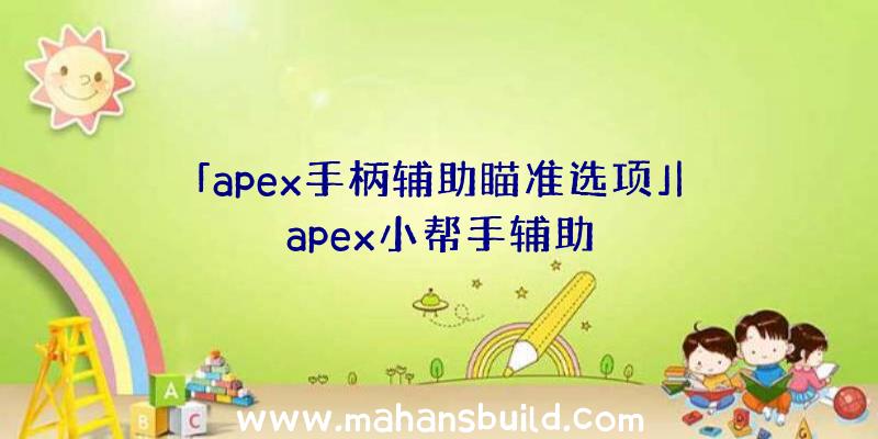 「apex手柄辅助瞄准选项」|apex小帮手辅助